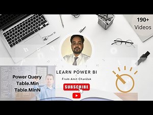 Power BI Beginners 192: Power Query Table.Min, Table.MinN