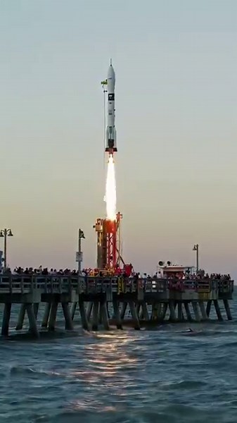 Rocket Explodes Seconds After Liftoff #launch