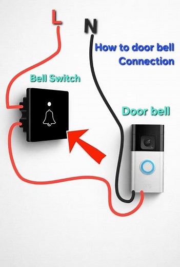 Door bell wiring Connection