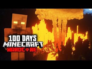I Survived 100 Days in a Nuclear Zombie Apocalypse in Hardcore Minecraft