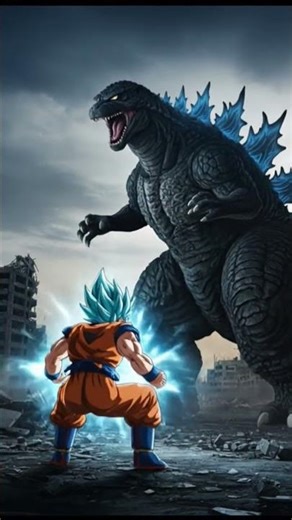 🐉Goku versus Godzilla 🌄