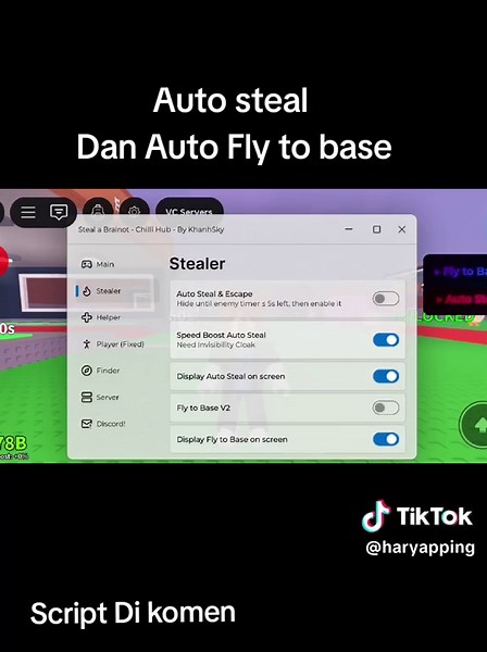 Script Terbaik untuk Steal A Brainrot di Roblox