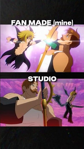 I Re-Animated THE Seven Deadly Sins scene.. 🫨😈 #sevendeadlysins #anime #animation #art #meliodas