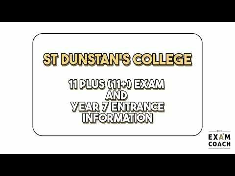 St Dunstan's College 11+ (11 Plus) Exam Information and Admissions For Year 7 Entry