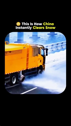 China Clears Snow Using Jet Engines 🤯❄️