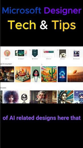 This AI Design Tool is Insane #MicrosoftDesigner #Tutorial #shorts