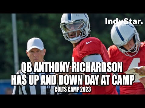 Colts Camp 2023: QB Richardson has up and down day