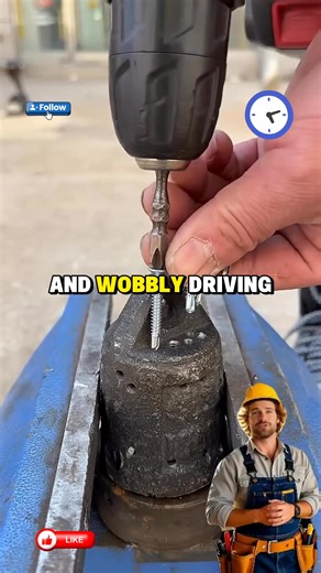 7K views | Magnetic bit No more dropped screws! #ScrewdriverBit #MagneticTools #DrillBit #Hardware #fyp #reels #viral #trending | Tool Tricks | Facebook