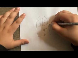How to draw an among us.