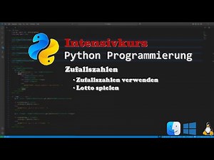 Intensivkurs Python Programmierung 🐍 - Zufallszahlen und Lotto | ITWorks4U