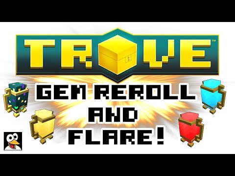 TROVE | HOW TO REROLL OR FLARE YOUR GEMS! | Trove Guide & Tutorial