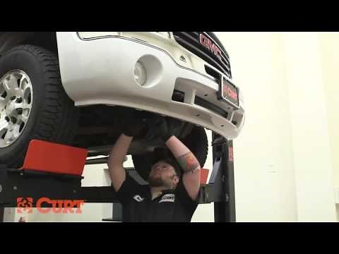 CURT 31302 Front Mount Hitch Installation on GMC Sierra 1500