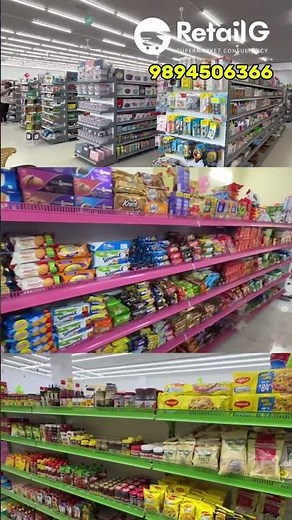 Well-Organized Supermarket Display | Smart Racks and Attractive Interiors by RetailG