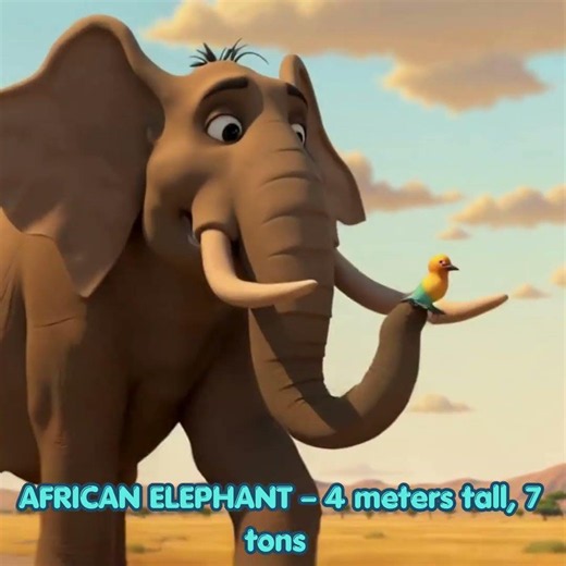 World's Biggest Animals! 🐋🦒 Size Facts for Kids | Learn & Sing Fun