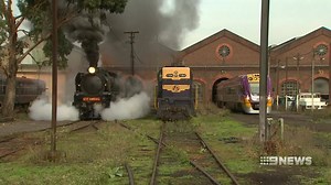 After three decades of painstaking work, a 102 year old steam train is back on the rails. #9News | http://9News.com.au | 9 News Melbourne