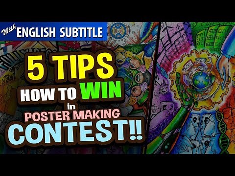 SECRET Tips Paano Manalo sa Poster Making Contest REVEALED!!!! | (ENG SUB)