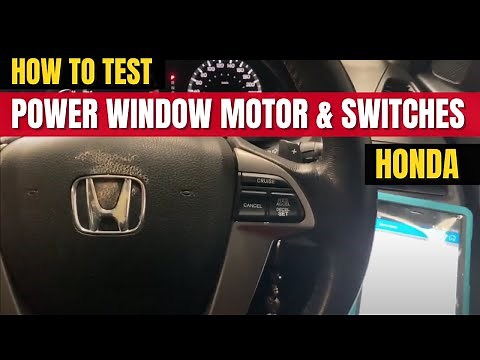 Test the Power Window Motor & Switches in 2 Minutes