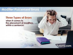 Modifiers | Definition, Types, and Examples