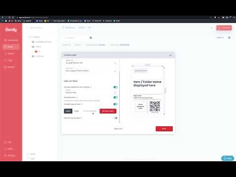 How to Generate Custom QR Labels and Barcodes in Sortly