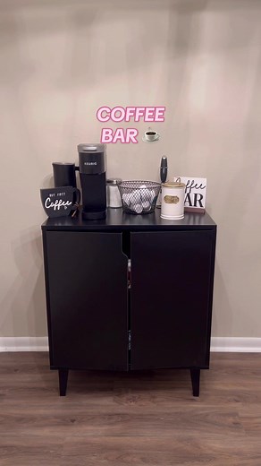 Setting Up a Stylish Coffee Bar on a Budget | Kitchen Storage Hacks
