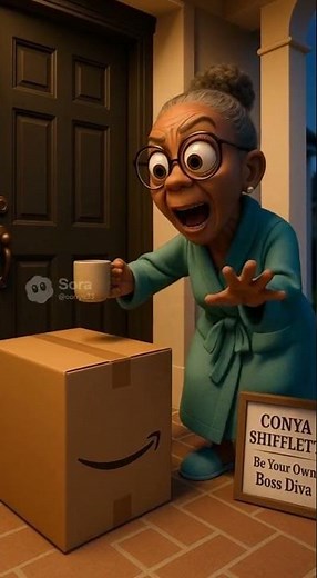 Nosy neighbor: Miss Nita got a package. She is something else. #shocked