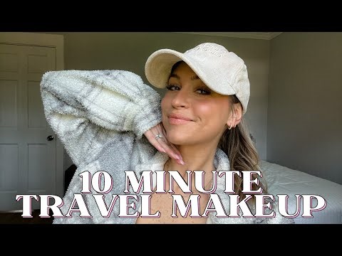 10 MINUTE QUICK & EASY TRAVEL MAKEUP LOOK