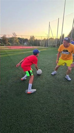 One Contact Feint - Mega move ! Tutorial For You #trenerdryblingu #football #footballskills