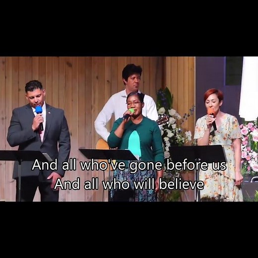 A thousand generations falling down in worship
