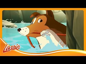 🌲 The Grand Mountain Wilderness Race! | The New Adventures of Lassie | Cartoons For Kids