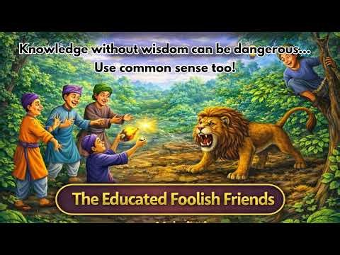 The Educated Foolish Friends - Moral stories @JoyfulMehul_Vibes 