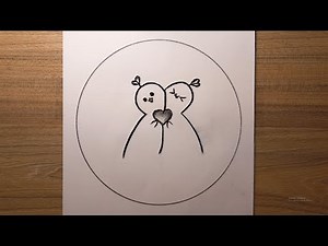 Simple Owl Drawing Guide Cute Love Edition