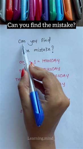 Can you find the mistake? | Learning Mind