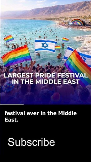 Pride at the Lowest Place on Earth 🌈 Dead Sea Hosts Historic LGBTQ+ Festival