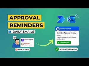 Automate Approval Reminders in Power Automate | Send Pending Approval Emails