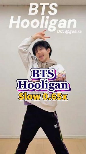BTS 「Hooligan」 TikTok Dance Tutorial Mirrored Slow 0.65x | 超ゆっくりダンス解説♪反転ミラー✨ #Shorts #BTS #Hooligan