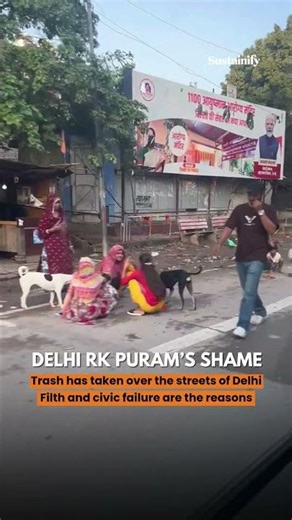 RK Puram in Crisis: Delhi’s Trash Reality