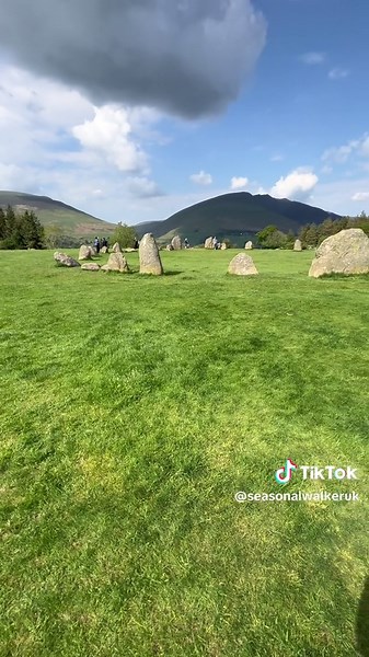 Castlerigg campsite and castlerigg stone circle Lake District england #camping #history #hiking #nature#landscape