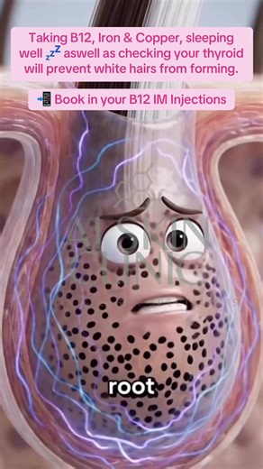 Healthy hair begins within 🌱 Nourish your body with B12, Iron & Copper, Rest deeply 💤 Check your thyroid regularly Because prevention today supports natural beauty tomorrow ✨ Your body always gives signs, choose to listen 💙 📲 Book your B12 IM Injection at our private clinic (Mandatory consultation required | Exclusive member rates) #HealthyLiving #GlowFromWithin #MindfulLiving #DailyHabits #WellnessLifestyle