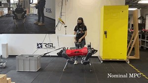 机器狗能拉重物！自适应CLF-MPC在四足机器人中的应用丨苏黎世联邦理工