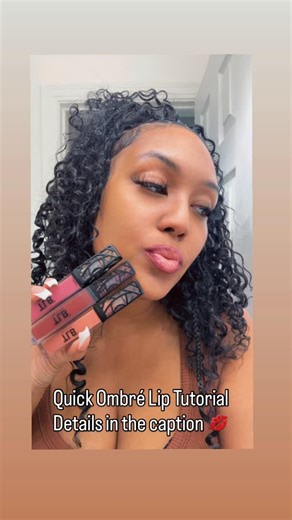 Da’Nae on Instagram: "#DoseOfDaNae 🗣️ Revamped YouTube for the New Year! This is my everyday ombré lip and something quick. I’m not a mua it’s just my go to with a fresh face. The exact lipsticks I used is my LTK link in my bio or ask me to send the link along with the boho hair I used! Super simple and goes even better with a makeup Face. Like, share & comment for more content ❤️ #beautyessentials #thelipbar #influencer #beautyblogger"