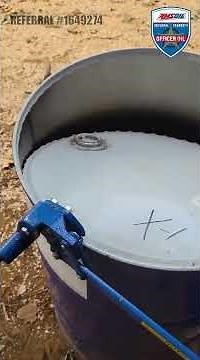 55 Gallon Oil Drum Lid Opener (AMSOIL) #howto #diy #shorts
