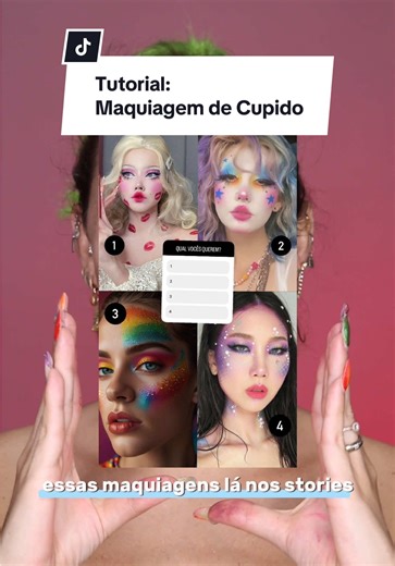 Maquiagem de Carnaval Inspirada no Cupido