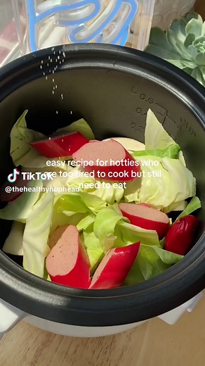 Easy Rice Cooker Recipe: Classic Pierogis, Cabbage, & Sausage