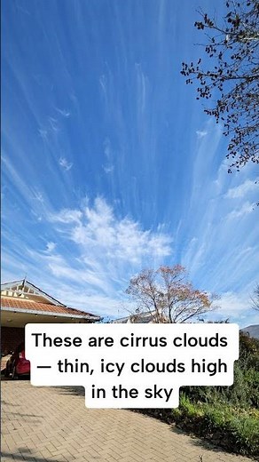 A natural warning system for upcoming atmospheric shifts #cirrus #clouds