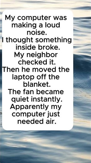 My computer was making a loud noise I thought som