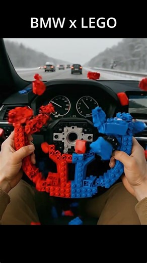 Red & Blue BMW Steering Wheel – EXTREME Satisfying ASMR
