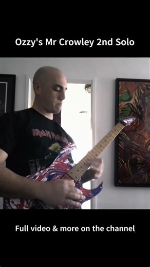 Mr. Crowley Guitar Solo 🔥 (Short Clip from Full Cover)