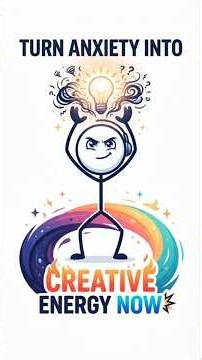 Turn Anxiety Into Creative Energy | Train Your Brain to Create, Not Panic #Shorts