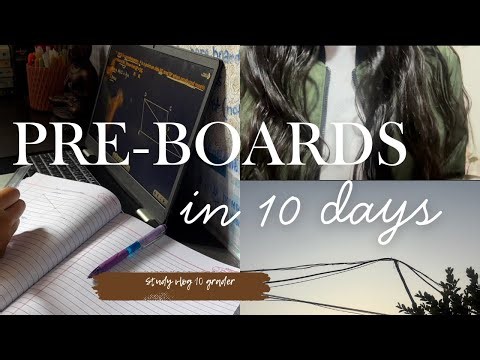 Class 10 Study Vlog |Full Syllabus Update+Pre-Boards prep