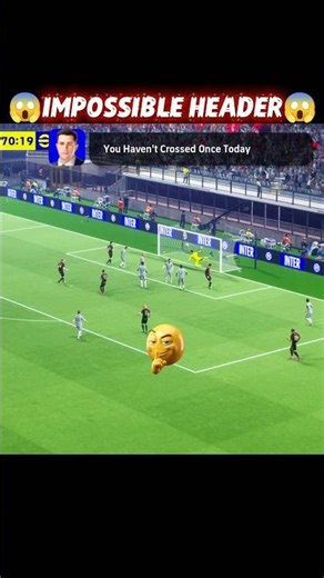 IMPOSSIBLE HEADER GOAL 😳🔥 | Unbelievable Headed Goal #Shorts #efootball